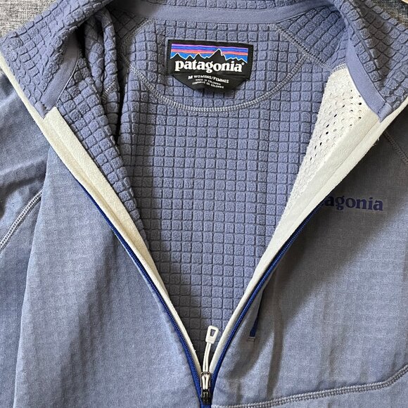 Patagonia R1 Fleece Half Zip Polartec Pullover - Women's Size M - Blue - Picture 7 of 15